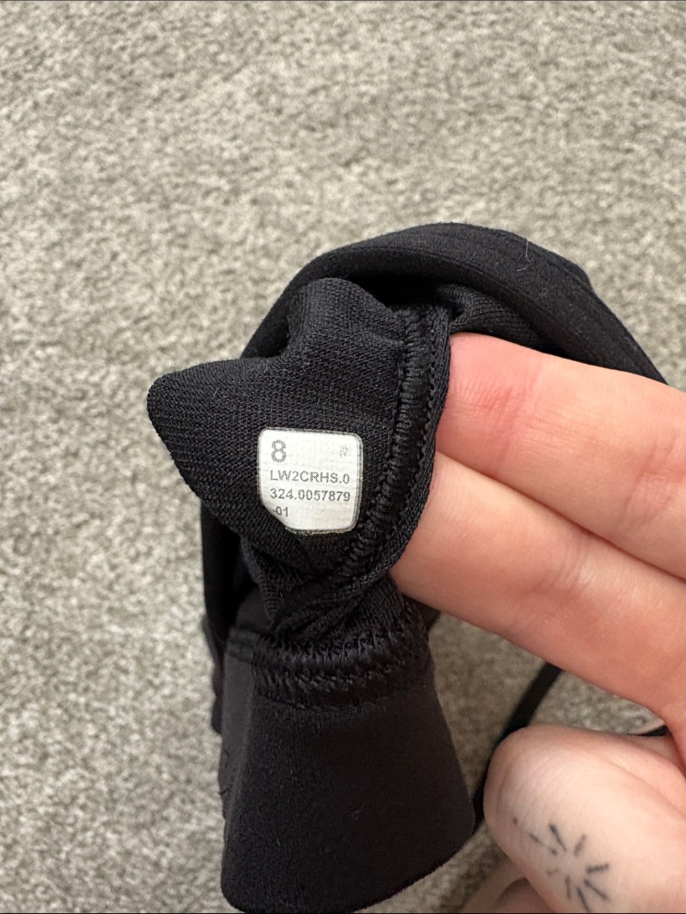 Lululemon Flow Y Bra Nulu *Light Support, A–C Cups In Black - Picture 2 of 4